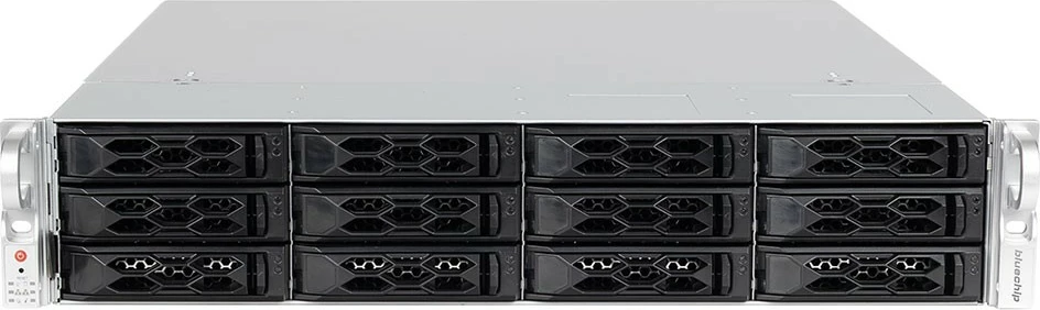 Server rack bluechip SERVERline R52314s, 2x AMD EPYC 7313, 64GB RAM, 2x480GB SSD, Avago 9560-8i, TPM-Modul