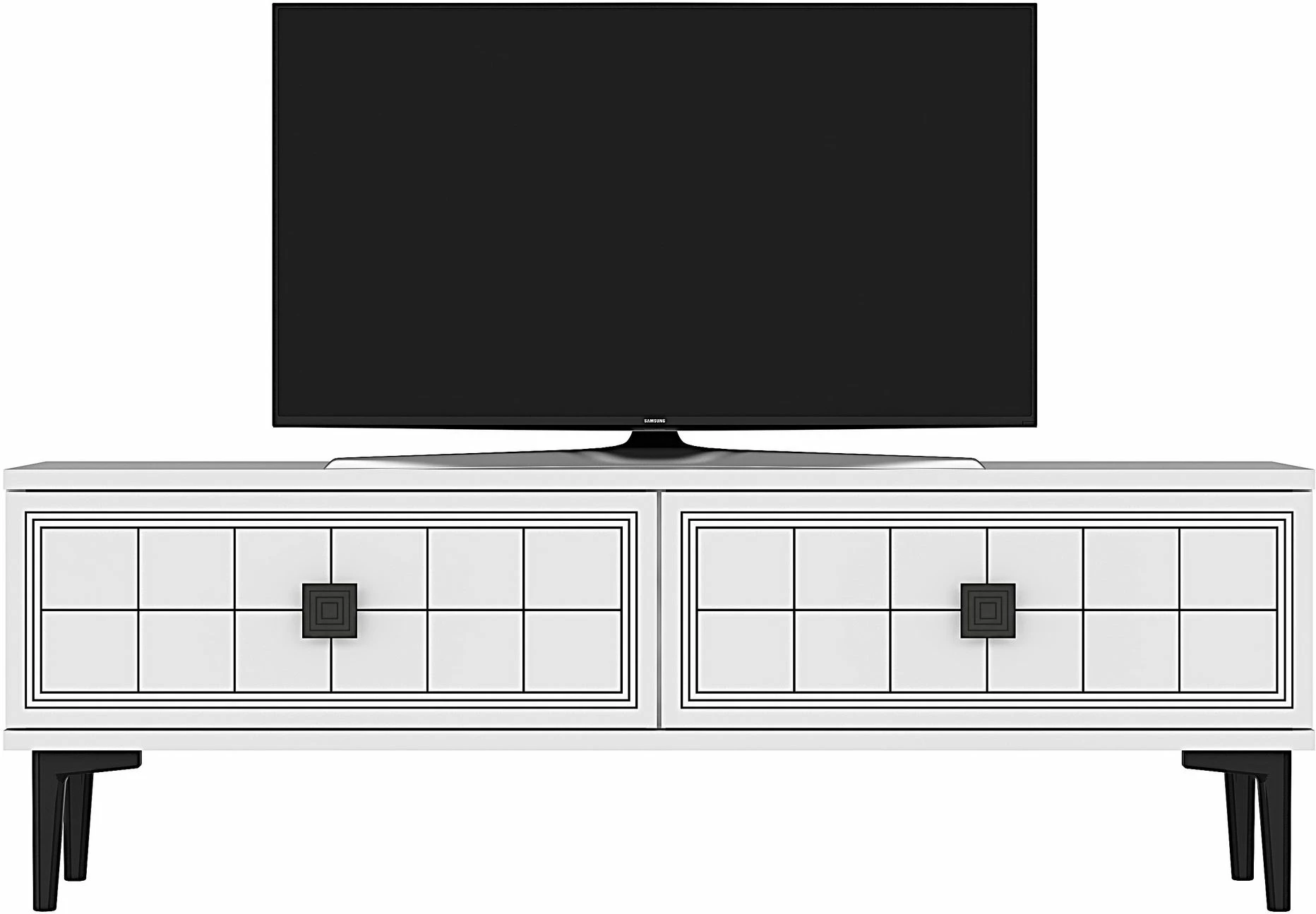 Komodë TV Skye Decor, e bardhë, Yuka 120