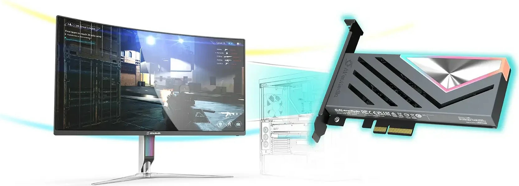 Kartelë kapje video AVERMEDIA Live Gamer 4K 2.1 GC575, PCIe, 4K Ultra HD, RGB, e zezë