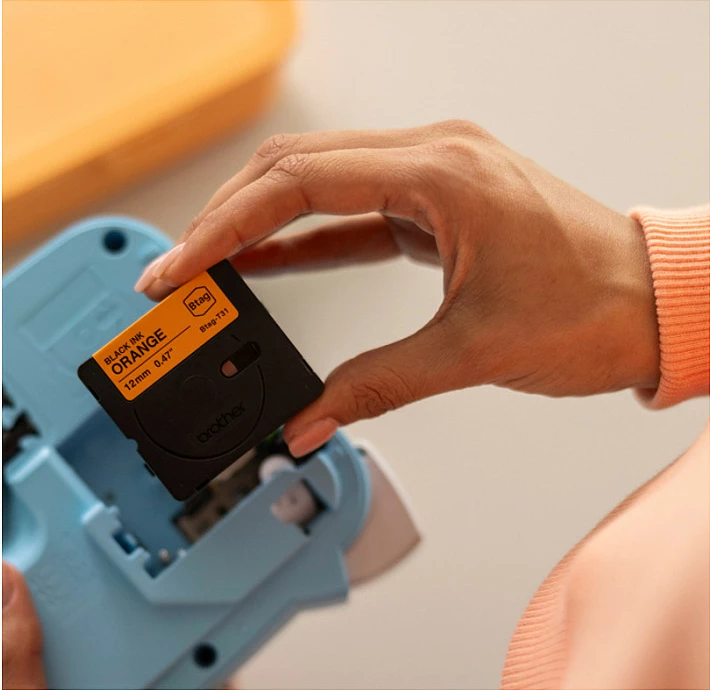 Printer etiketash Brother P-touch PT-N10, 180x180 DPI, termal transfer, bardhë/kaltër