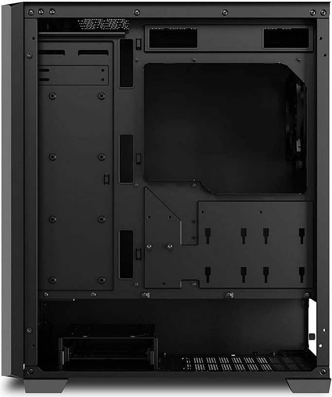 Kasë Sharkoon VS9 midi, e zezë