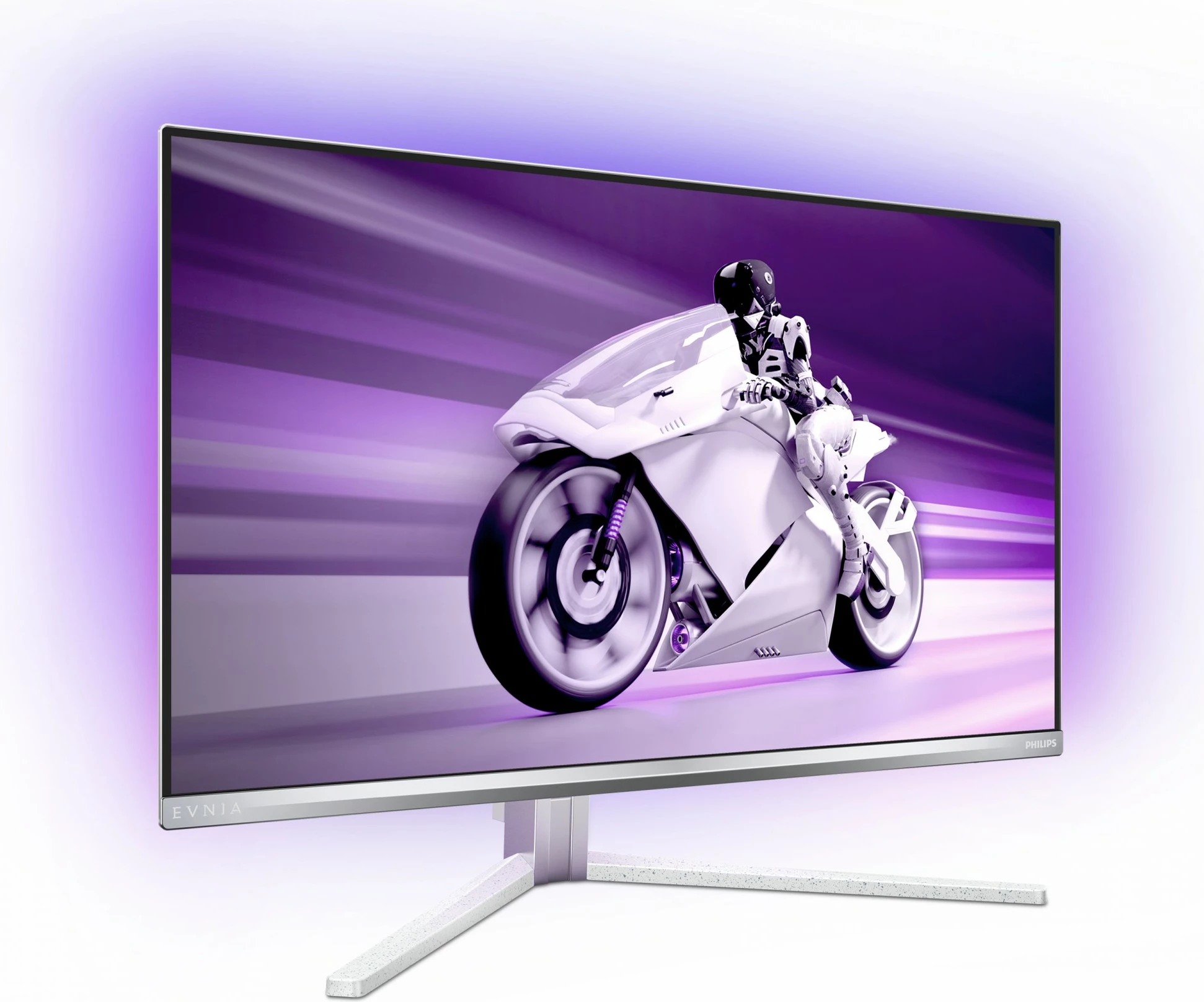 Monitor Philips Evnia 8000 27M2N8500/00, 26.5", QD-OLED, 2560x1440, 360Hz, i bardhë