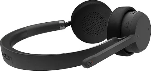 Kufje wireless Lenovo 4XD1Q30302, Bluetooth 5.3, mikrofon me reduktim zhurme, 60h, të zeza