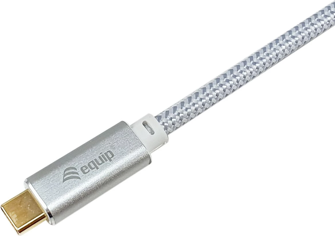 Kabllo USB-C Equip 3.2, 3m, 100W, e bardhë