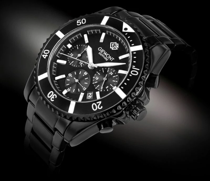 Orë dore për meshkuj Giewont, e zezë