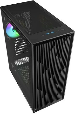Kasë Sharkoon VK2 RGB ATX 1xGlas e zezë