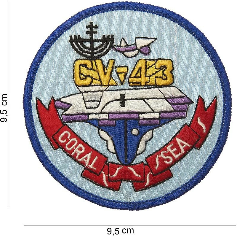 Emblema pëlhure Fostex Garments Patch CV-43 Coral sea #4058