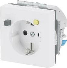 Prizë muri Schuko BUSCH-JAEGER BJ 3120 EUCB-84, FI-SCHUKOMAT, 16A 230V, IP20, e bardhë