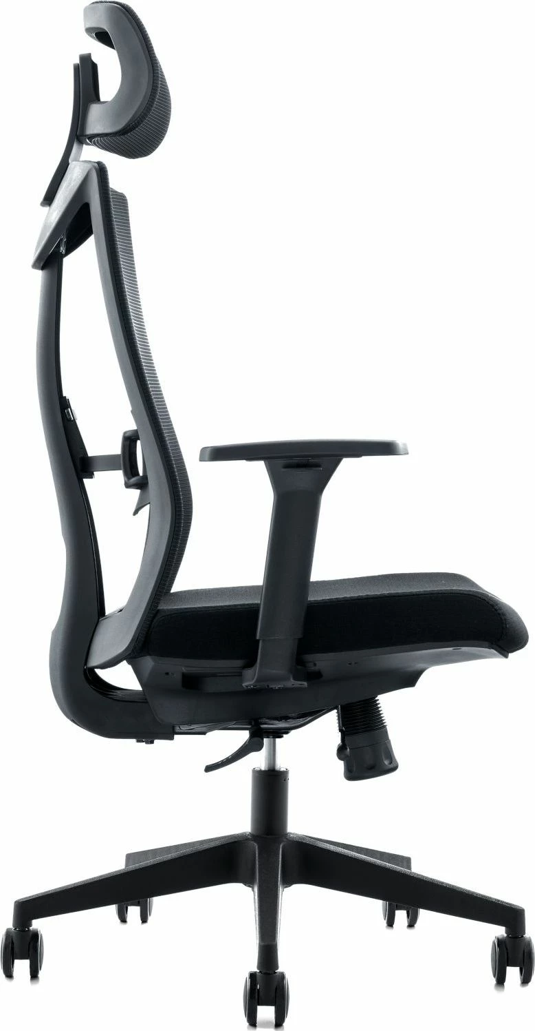 Karrige zyre Mozos Ergo-F, ergonomike me rrjetë, 120 kg, e zezë