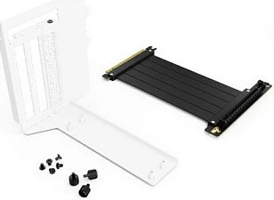 Kit mbajtëse vertikale për kartelë grafike Sharkoon Rebel C Series VGC-Kit 4.0, Riser PCIe 4.0 15 cm, e bardhë