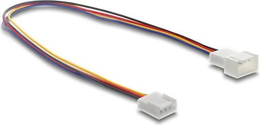 Kabllo zgjatëse ventilatori DeLOCK 90871, 4-pin PWM, 30 cm, male-female, shumëngjyrëshe