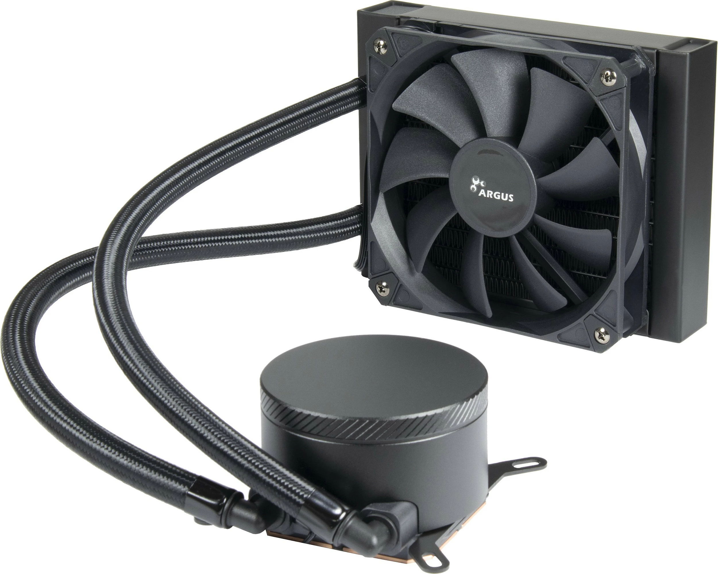 Ftohës uji për CPU Intertec Argus Iceman B-120, i zi