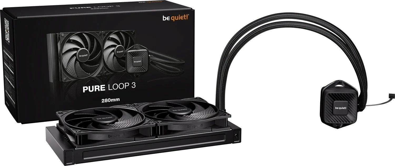 Ftohës me ujë (AiO) be quiet! Pure Loop 3 280mm (BW028EU), i zi