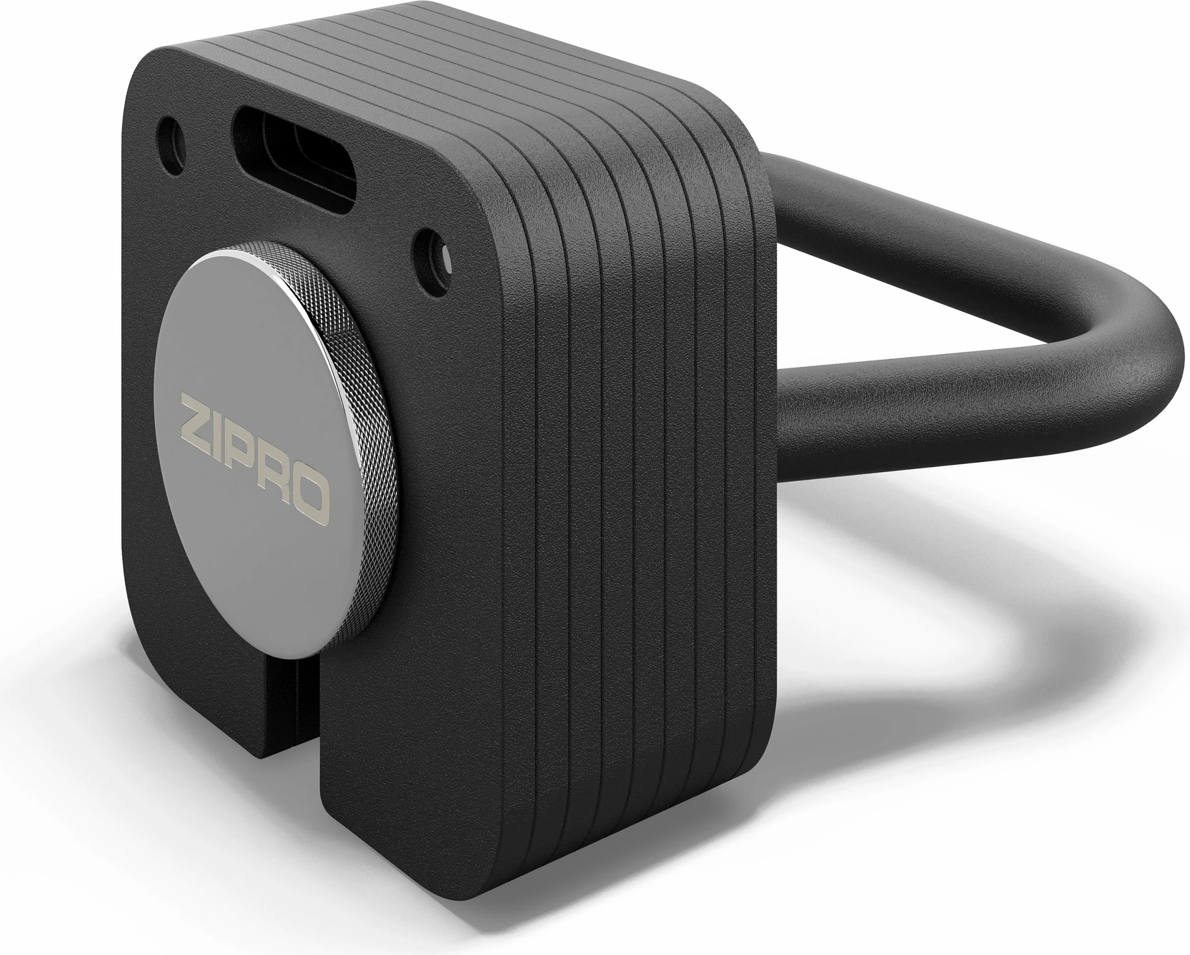 Kettlebell Zipro Square, peshë e rregullueshme deri 19 kg, e zezë