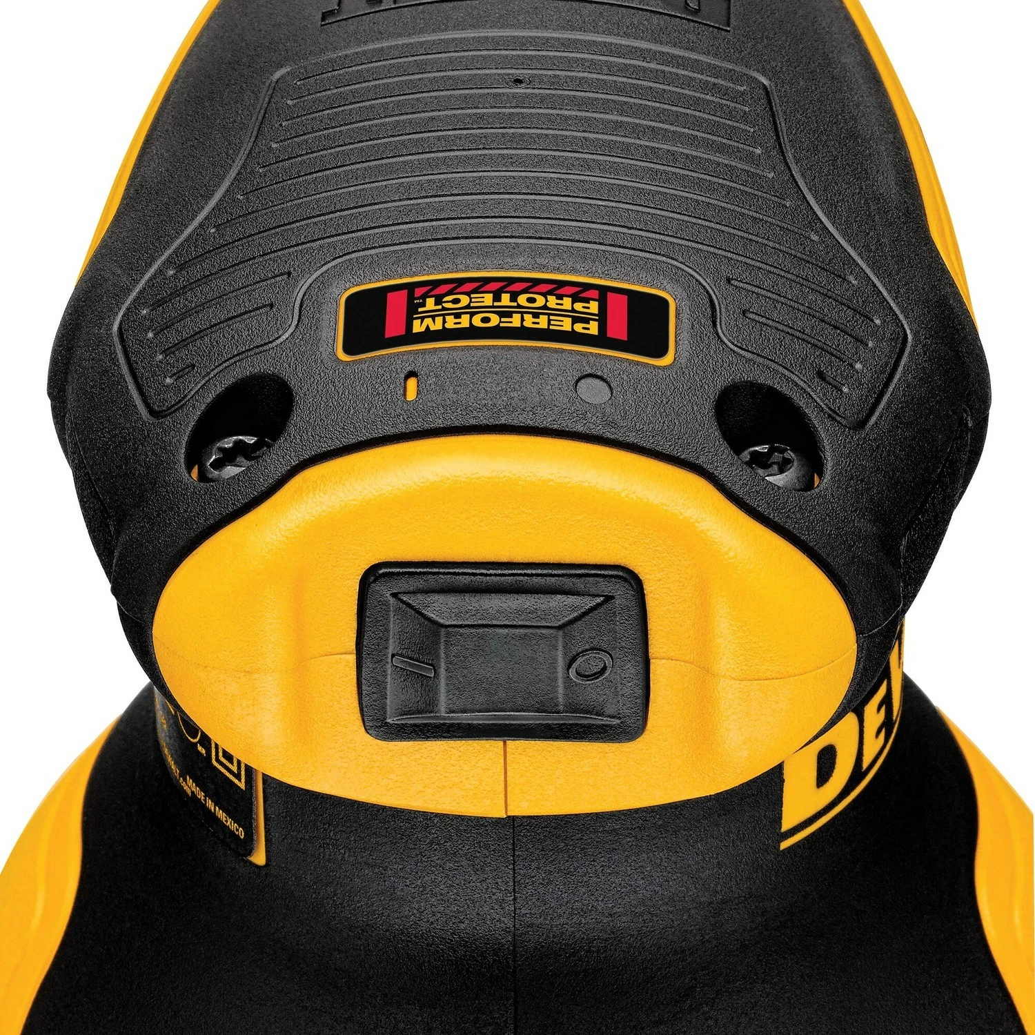 Lëmues orbital DeWALT 125mm 280W, zi/verdhe