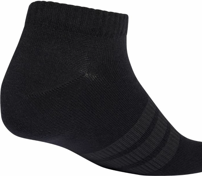 Çorape të shkurtra adidas Essentials Low Cut 3p KC9628, të zeza, set prej 3 palë