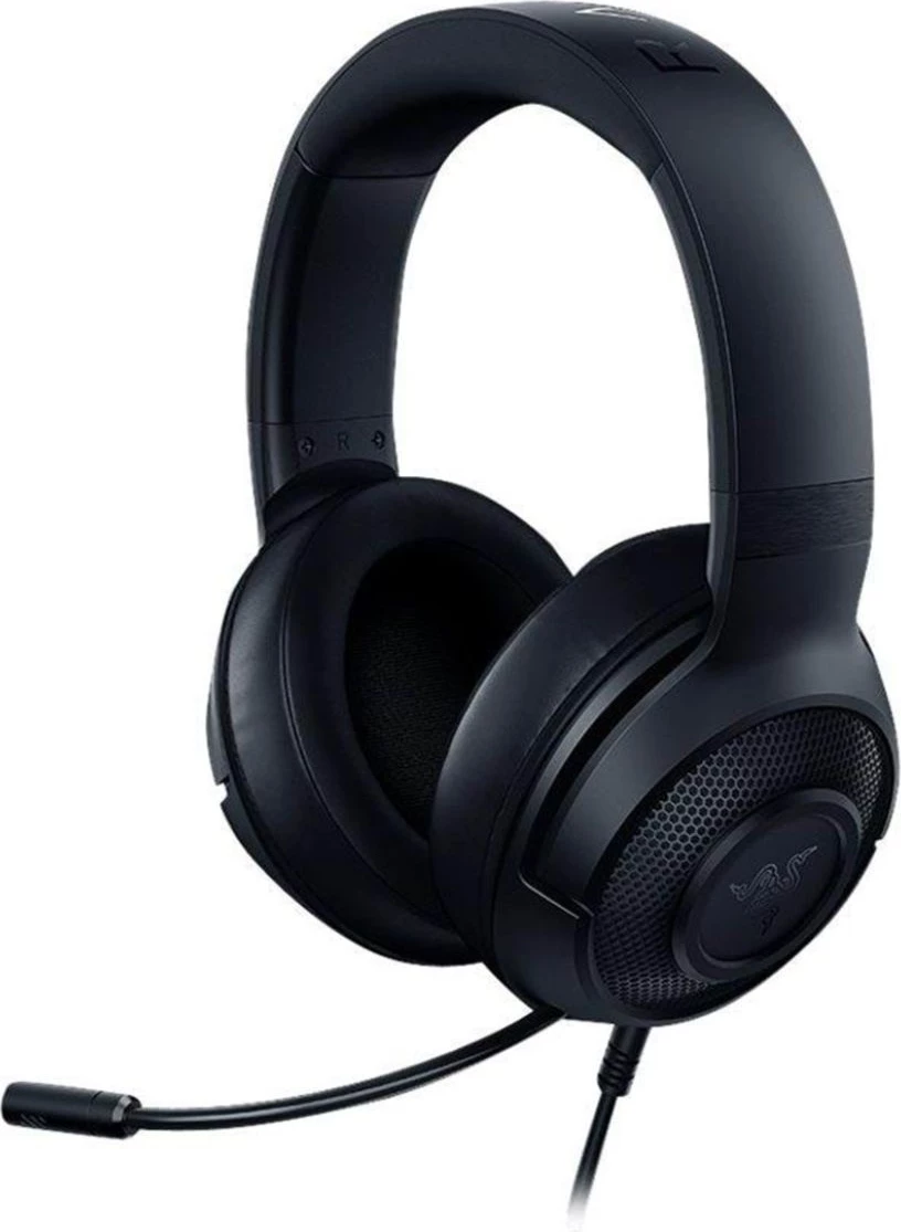 Headset gaming, Razer, Kraken X Lite RZ04-02950100-R381, me mikrofon me boom, i lehtë, over-ear, me tel, e zezë