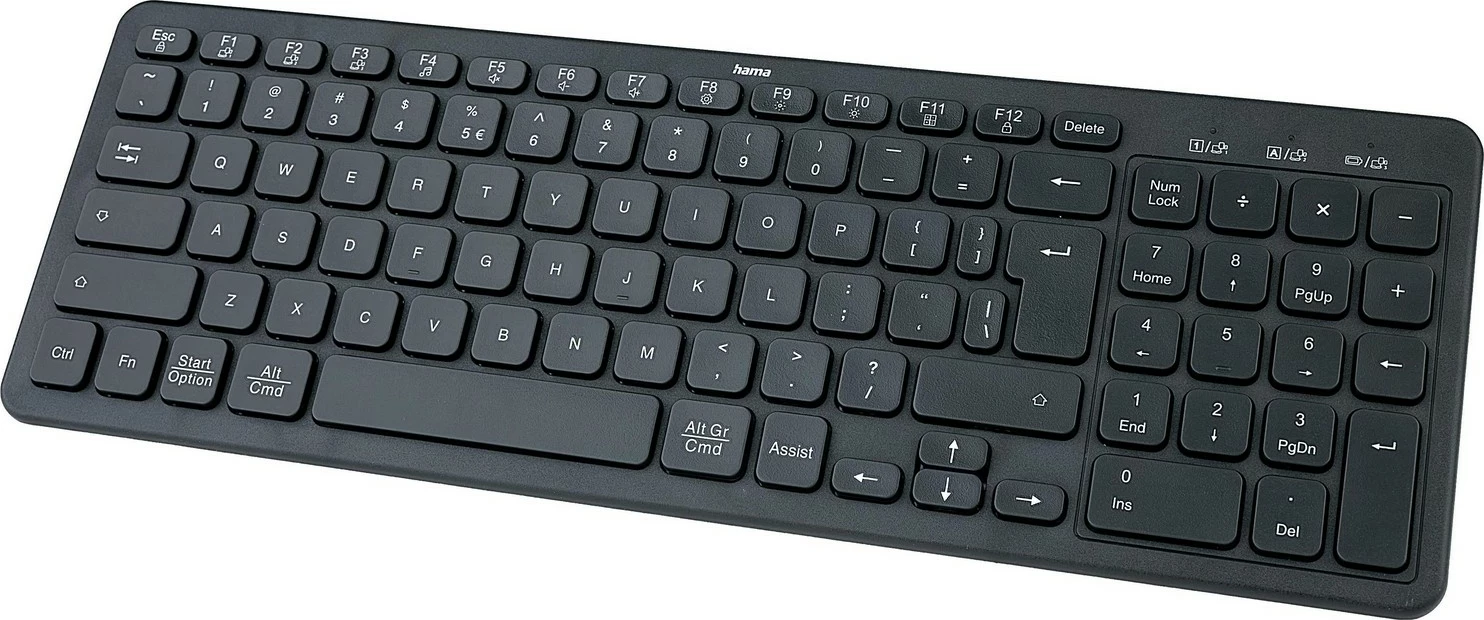 Tastierë Hama multi-device WK-300, e zezë