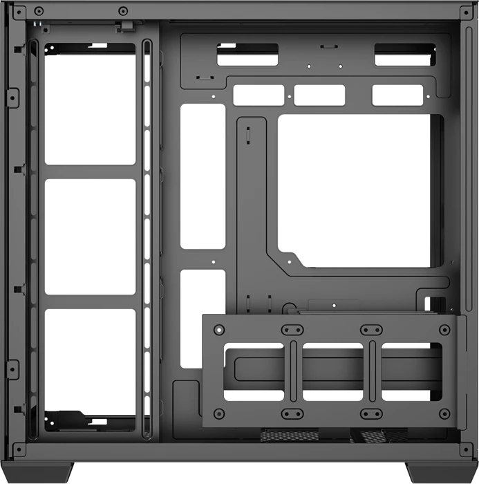 Kasë DarkFlash C280 midi tower me 7 ventilatorë, e zezë