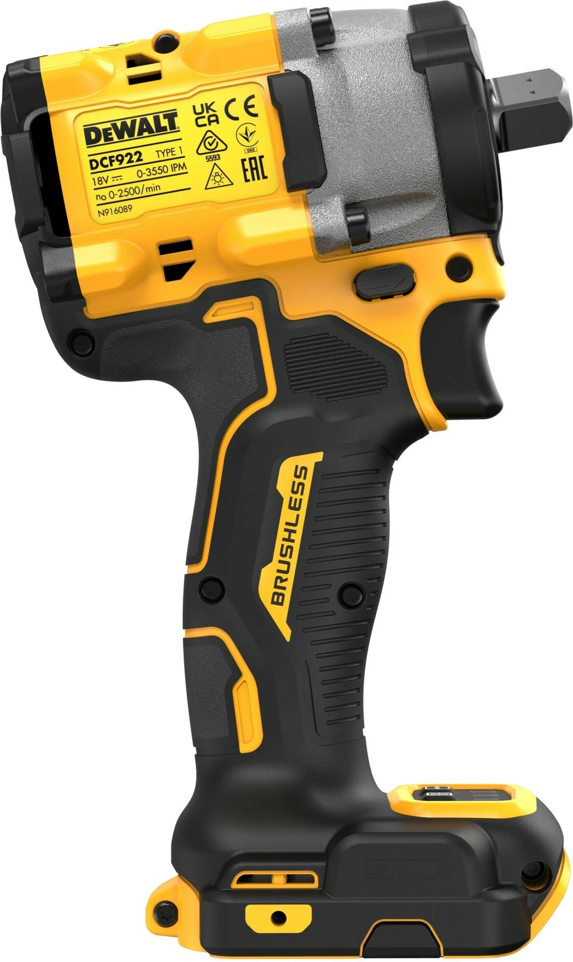 Aku-shtrëngues DeWALT DCF922N-XJ, 18V, brushless