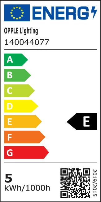 Dritë lineare LED T5 Opple 300mm, 4.5W, 4000K, 400lm, me switch, e bardhë