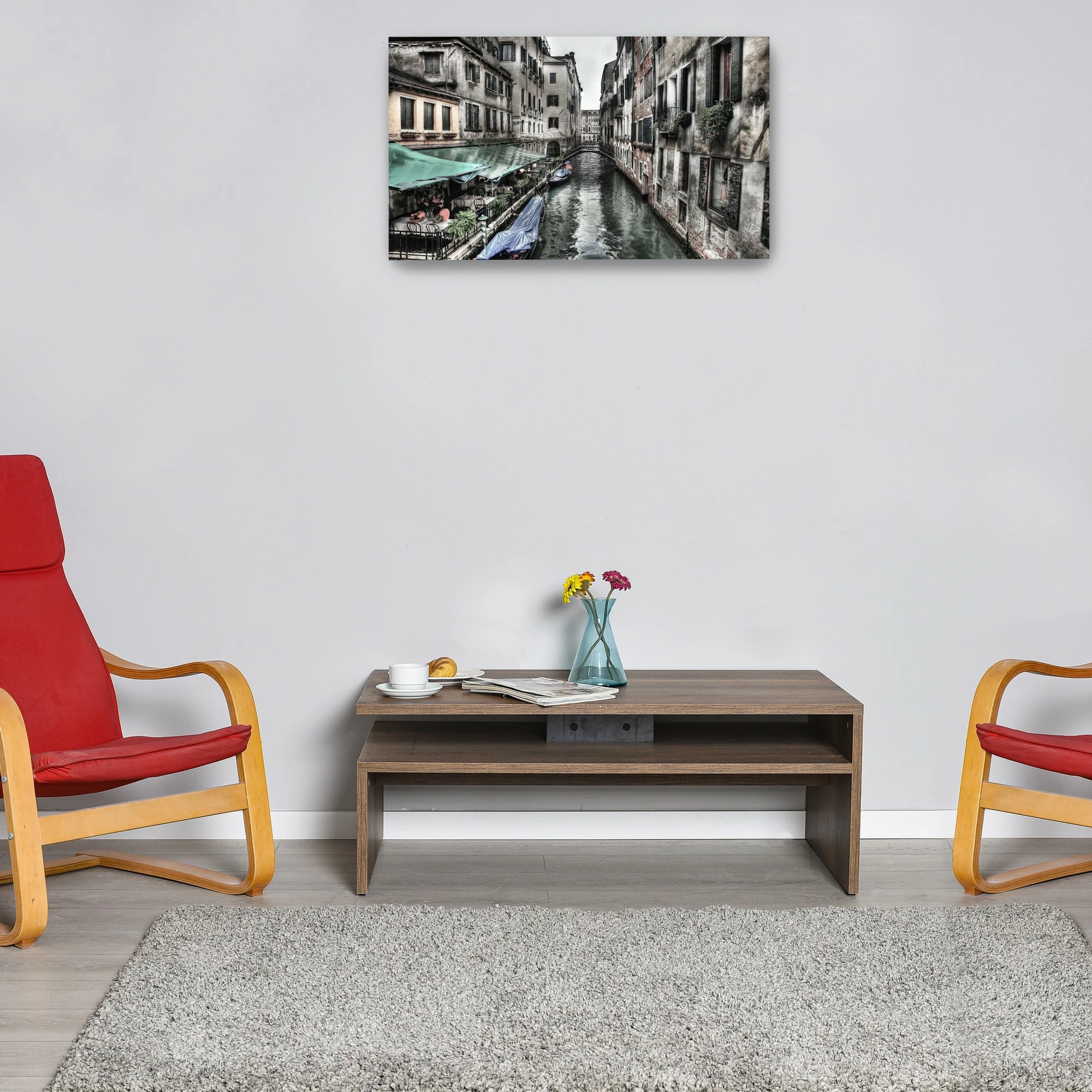 Tavolinë kafeje Hanah Home, Oslo dhe Walnut, Shp-645-Oo-1