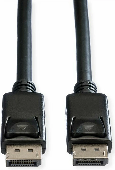 Kabllo DisplayPort ROLINE 11045986, 10 m, 4096x2560 60Hz, e zezë