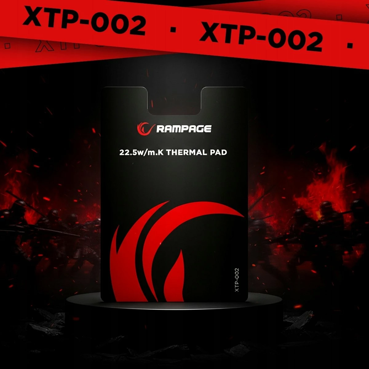 Termopad Rampage XTP-002 31×50×0.2mm, 22.5 W/mK, PTM, gri