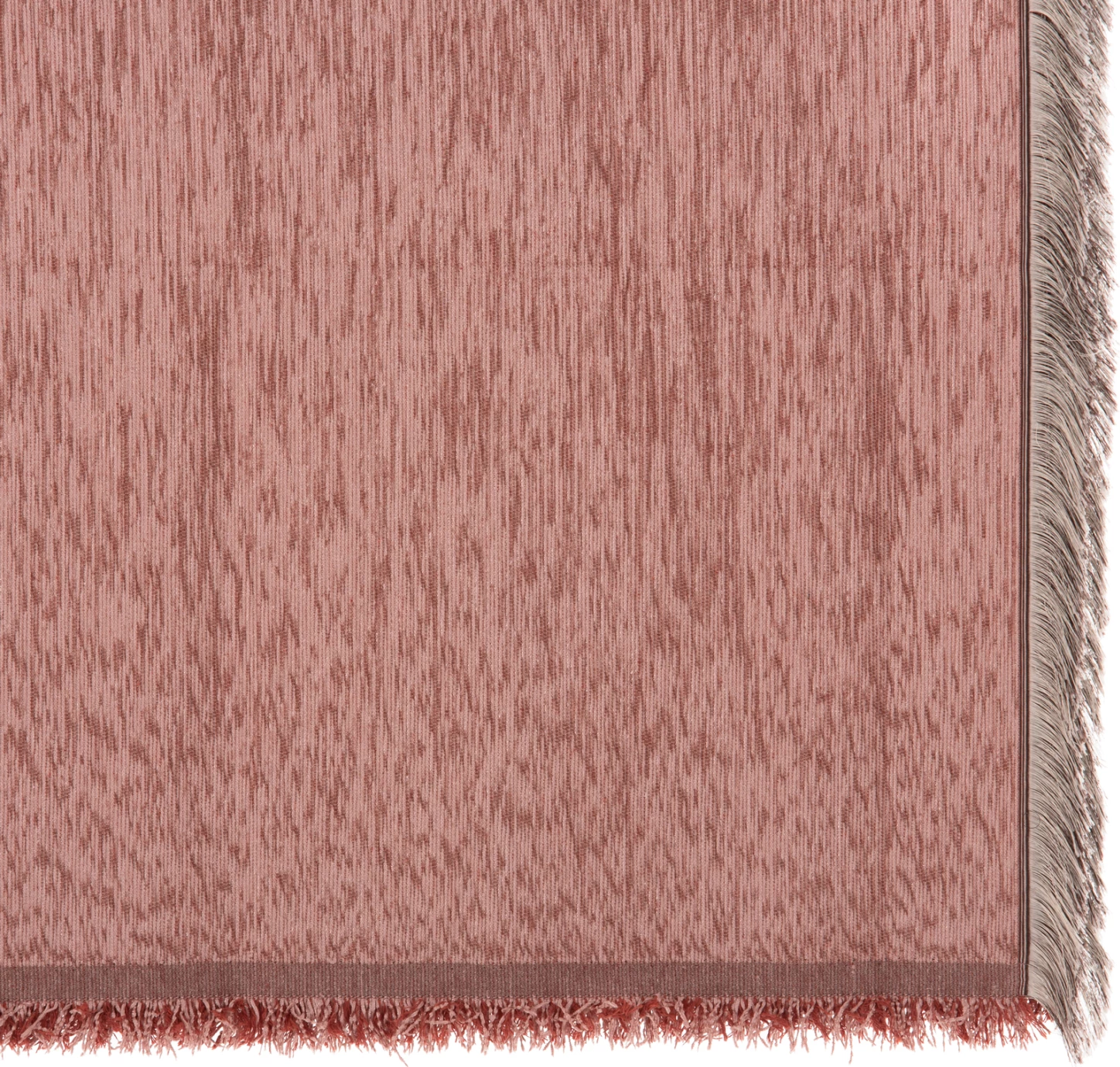 Mbulesë divani me franja DREAMTOPIA FH12161.03 ngjyrë rozë e pluhurosur 245x170 cm