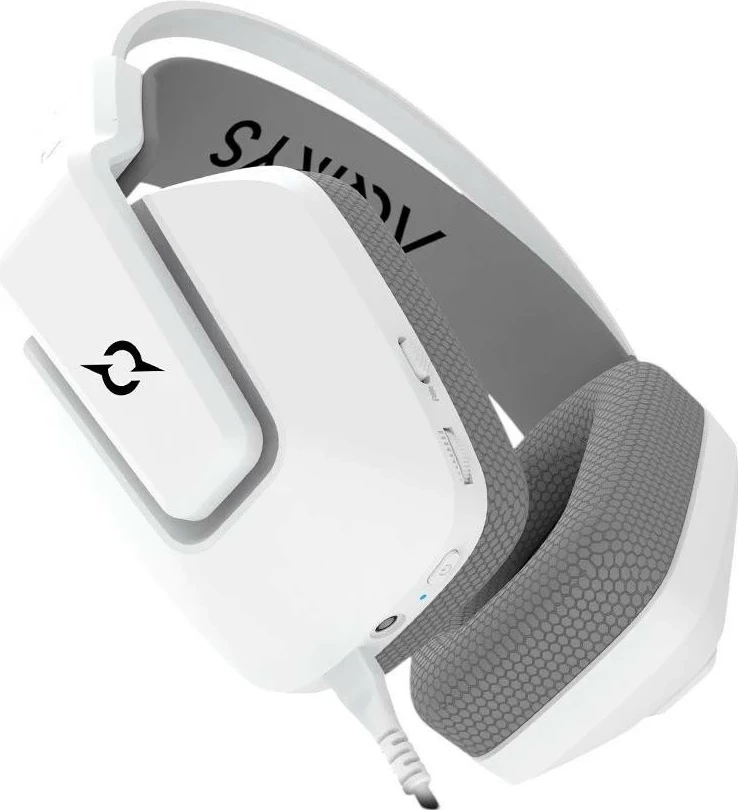 Kufje gaming Aqirys Alya 7.1 VS, me mikrofon, të bardha