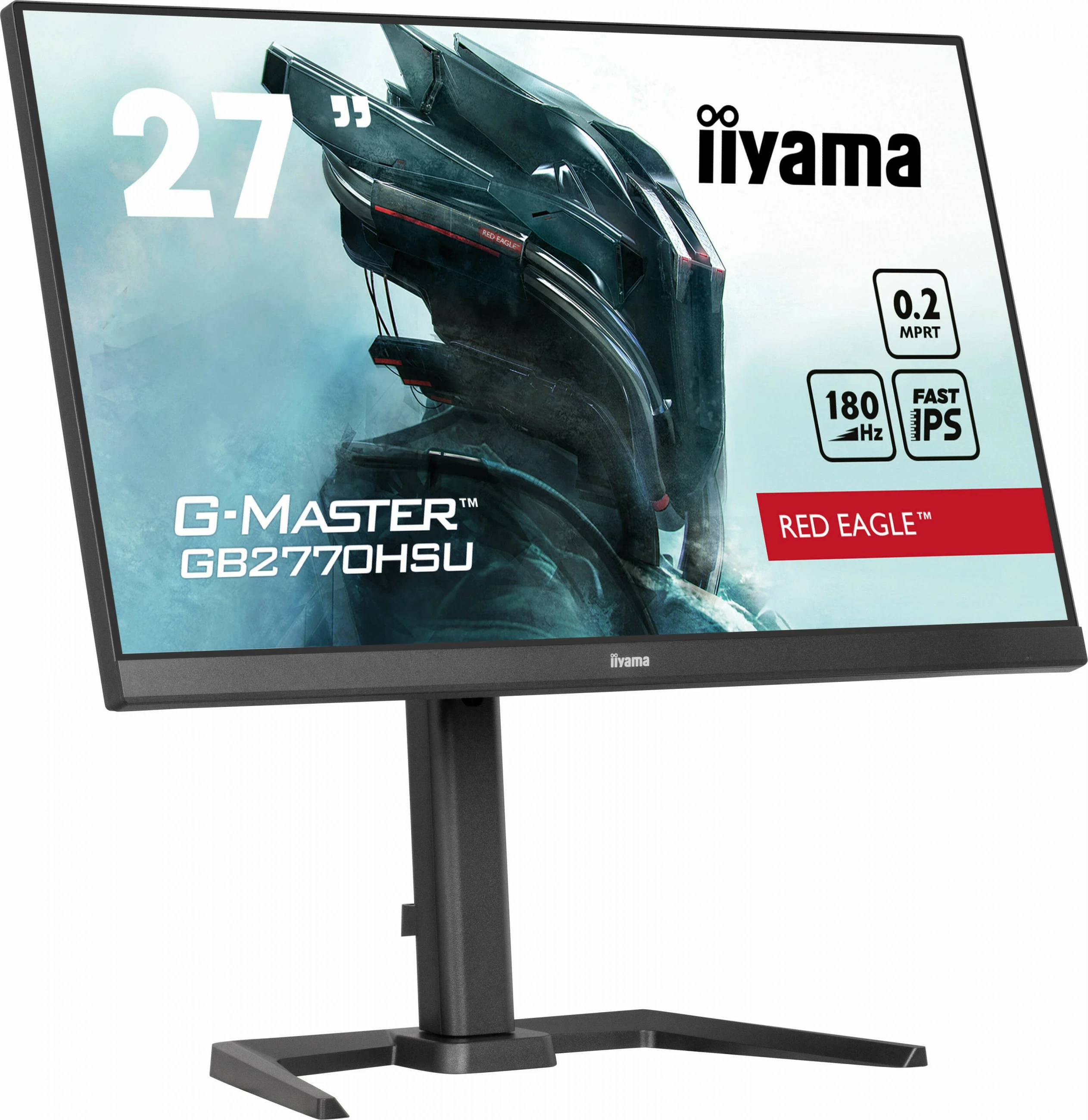 Monitor iiyama G-MASTER GB2770HSU-B6 27", Full HD, FAST IPS, 180Hz, 0.2ms, i zi
