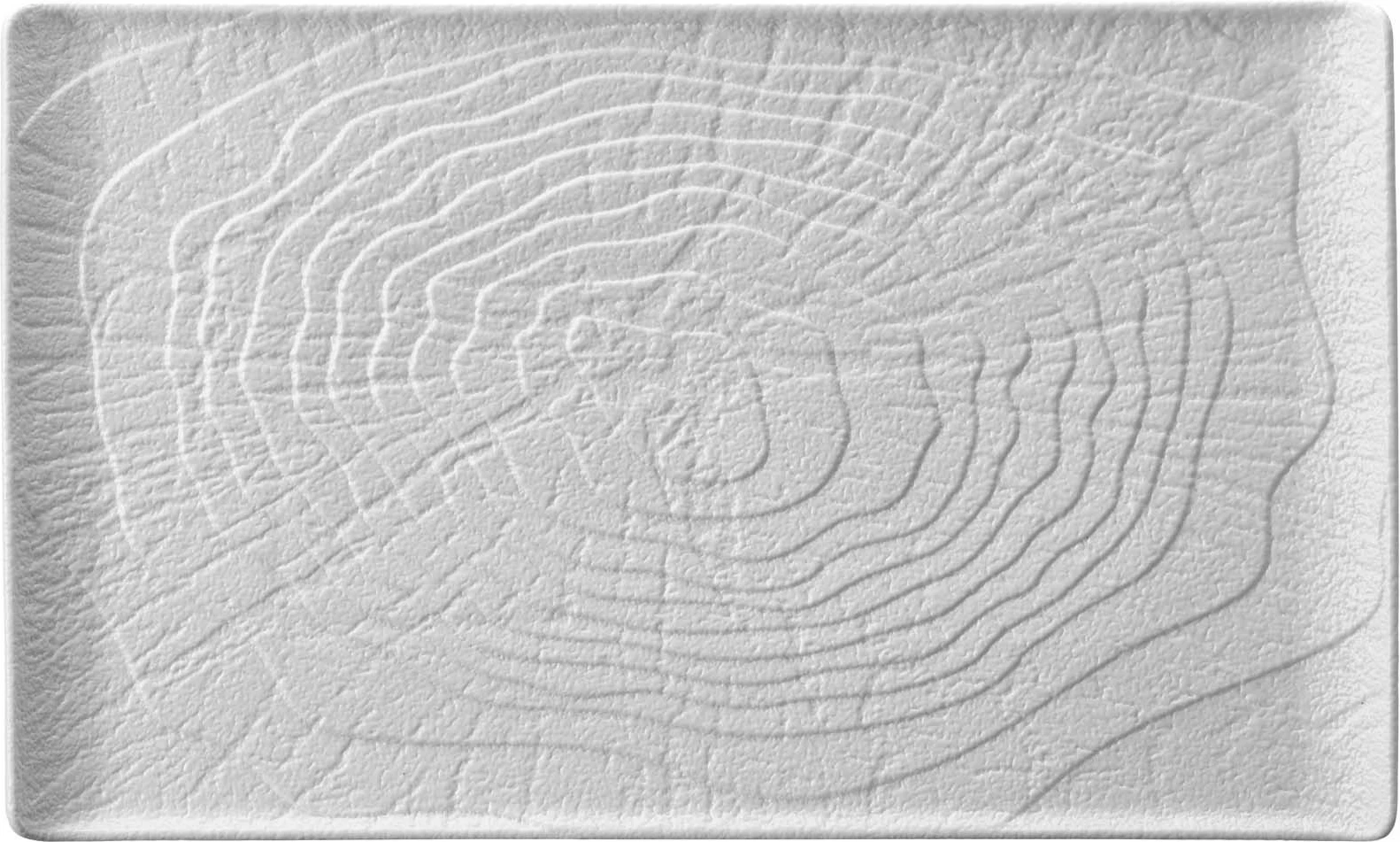 Pjatë drejtkëndore Fine Dine Nordic 335x205 mm, e bardhë, set 2 copë