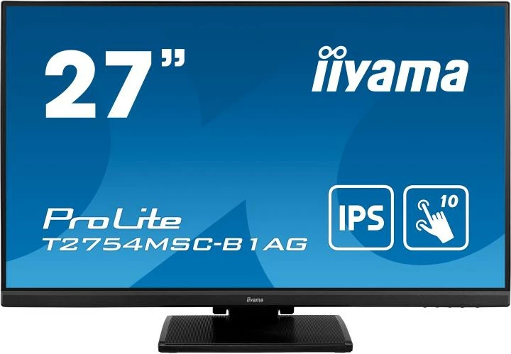 Monitor touch iiyama ProLite T2754MSC-B1AG 27\" Full HD IPS 10-point, anti-glare, i zi