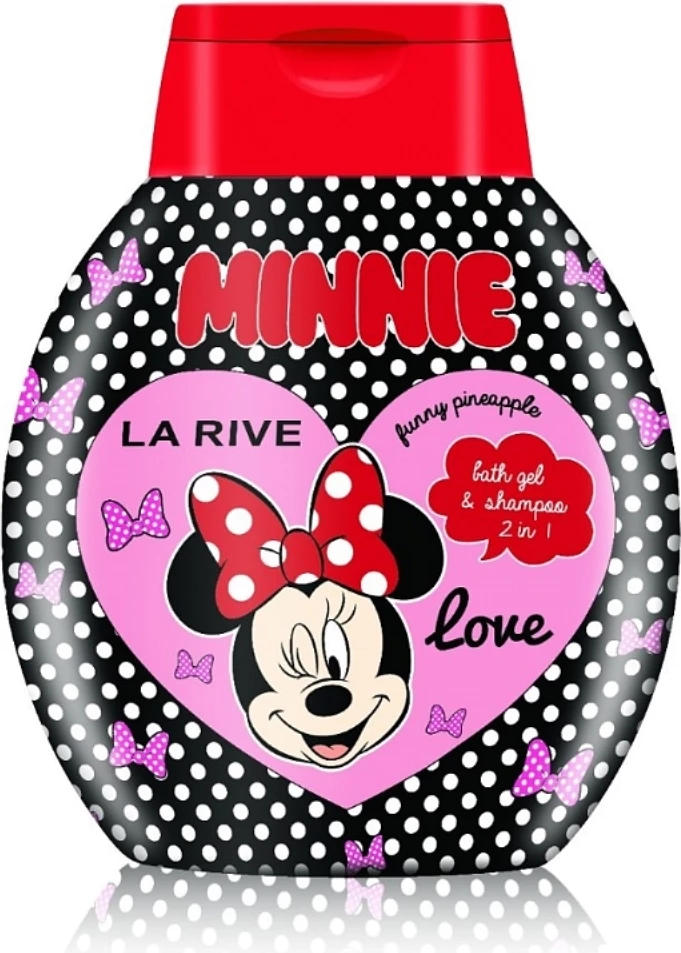 Shampon dhe bath liquid për vajza La Rive Minnie Love Funny Pineapple 250ml
