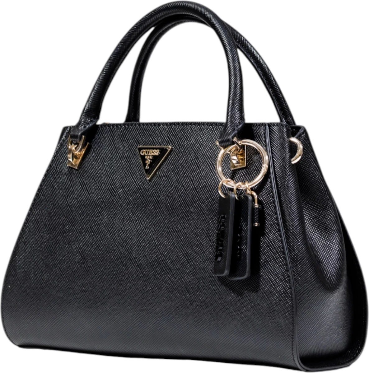 Çantë dore Guess Noelle II Luxury Satchel HWZG96 72070, e zezë