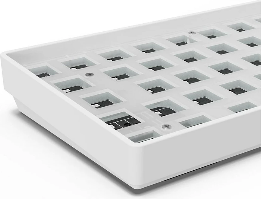 Tastierë Sharkoon SKILLER SGK50 S4, 60%, Wired USB, RGB, QWERTY (DE), e bardhë