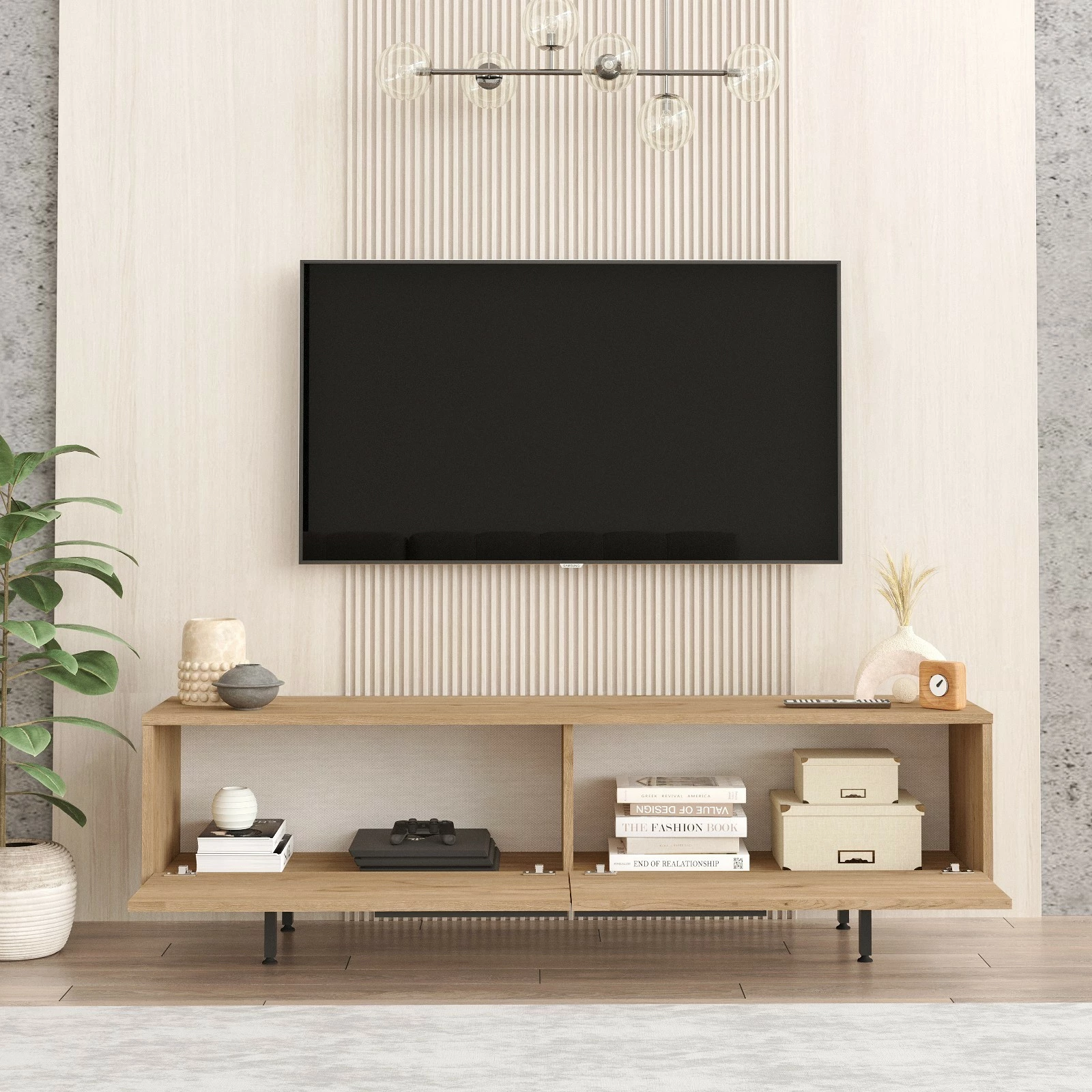 Komodë për TV Hanah Home, On1-S, ngjyrë arre