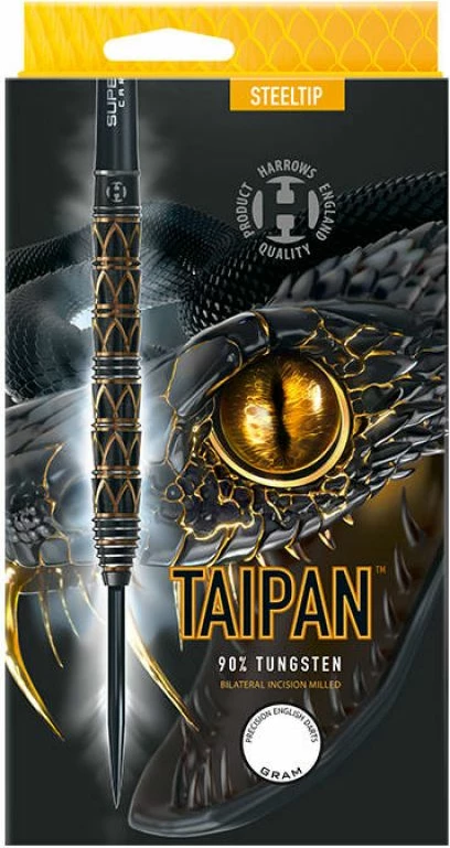Shigjeta për dart Harrows Taipan, për meshkuj dhe femra, të zeza dhe të arta