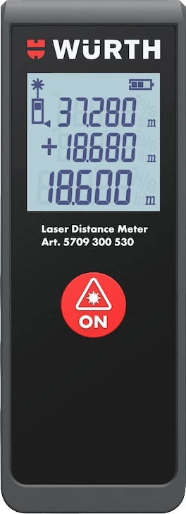 Metër laserike Würth, LDM 30m