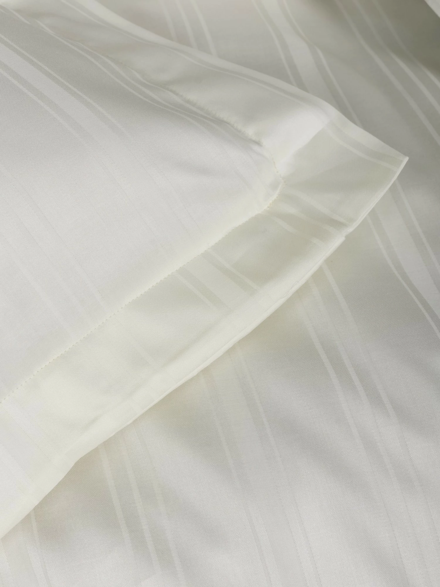 Set mbulesë për jorgan dopio, bambu, ngjyrë ecru, L'essentiel, Bamboo Stripe