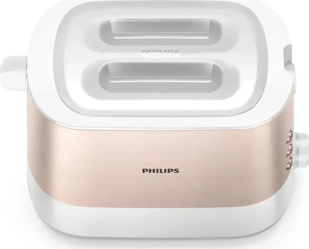 Toster Philips Viva Collection HD2638/11, 2 vende, 7 nivele pjekje, rozë