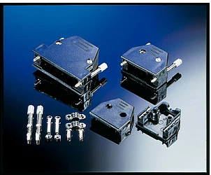 Kasë konektori D-Sub ROLINE DB8/HD15, 30 x 30 x 15 mm, e zezë