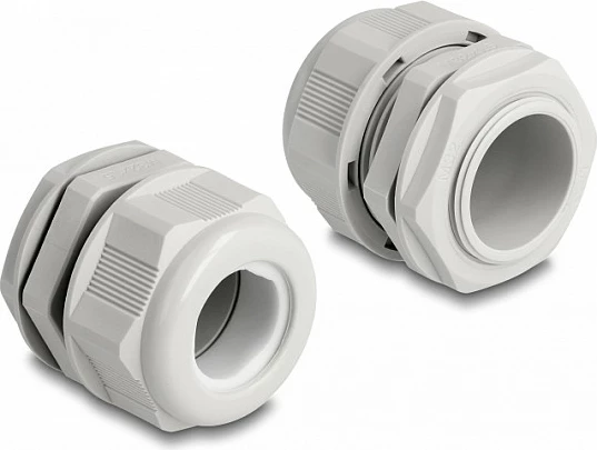 Glandë kablloje DeLOCK EX M32, IP68, për kabllo 18-25 mm, gri, 2 copë