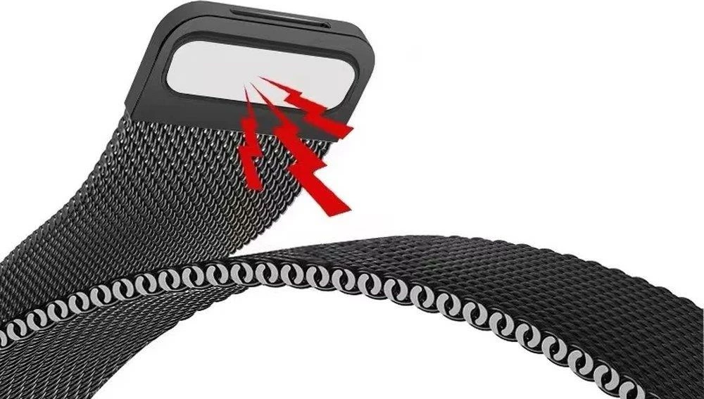 Rrip magnetik për Apple Watch Hurtel, çelik inox, për Apple Watch 7 41mm/9 45mm/8 45mm/7 45mm, Mint