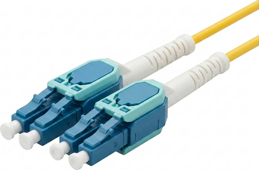 Kabëll patch fibër optike Synergy21 LWL LC-LC, OS2 9/125, 2m, Uniboot Push/Pull, i verdhë