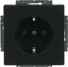 Prizë muri BUSCH-JAEGER BJ 20 EUCKS-885, CEE 7/3 Schuko, 16A 250V, e zezë
