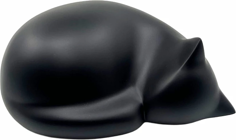 Dekor mace FELINA, polirezine e zezë, 25x20x12cm