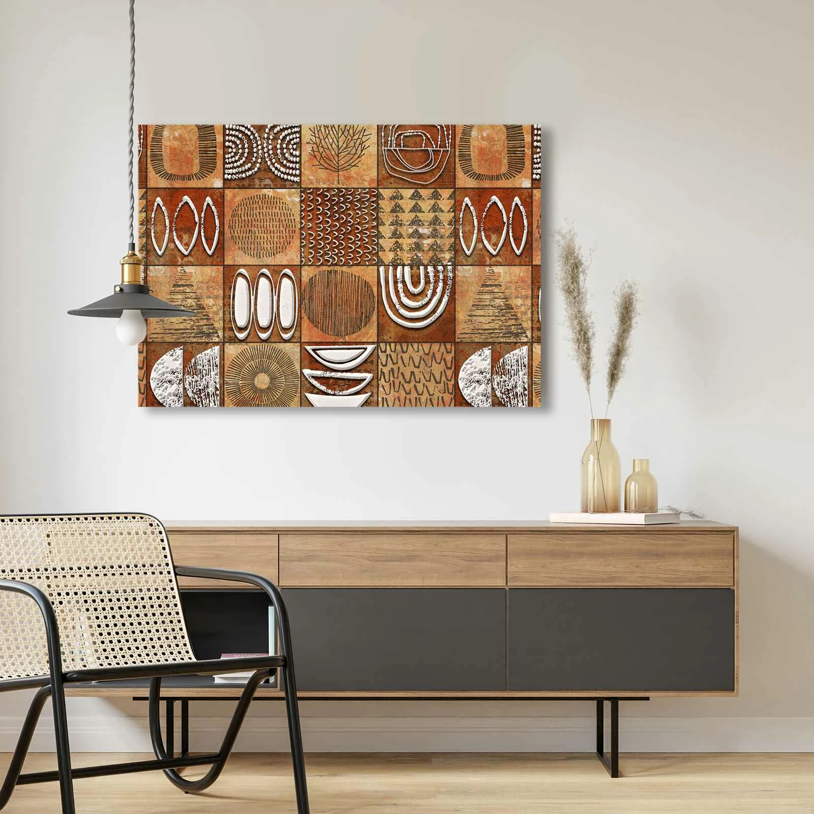Pikturë dekorative në kanavacë, shumëngjyrëshe, Wallity, 70100Wabisabi-008, 70x100cm