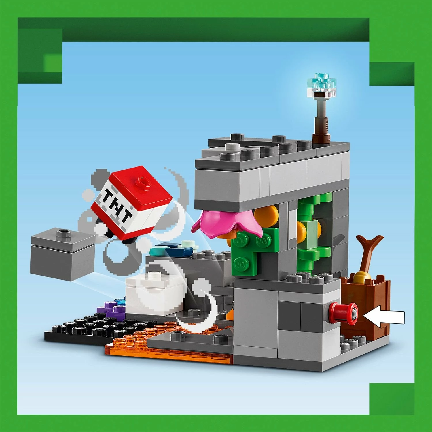 Set ndërtimi LEGO Minecraft LEGO 21274 Encounter with the Guard, 238 copë