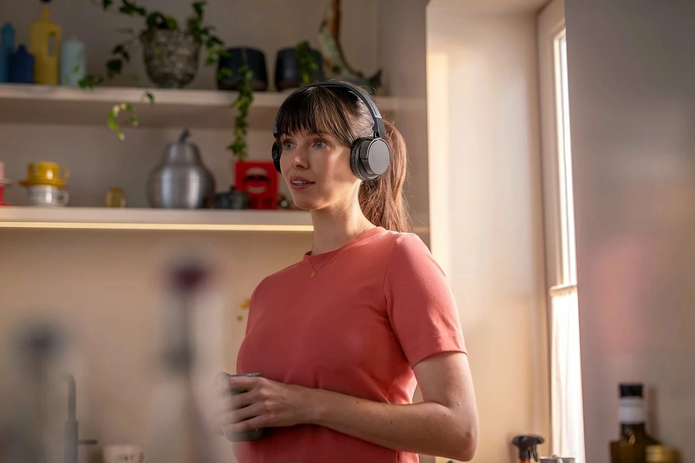 Kufje Philips TAH4209BK/00 Bluetooth, 55h bateri, me mikrofon, on-ear, të zeza